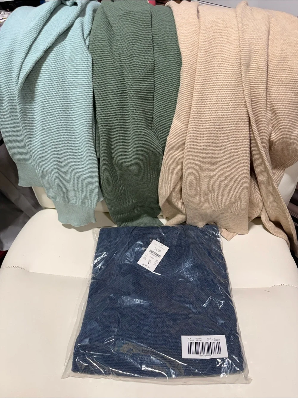 J. Crew Men’s Crewneck Sweater in Beige